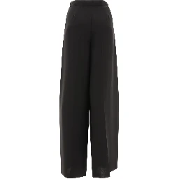 Wide leg pleated pants