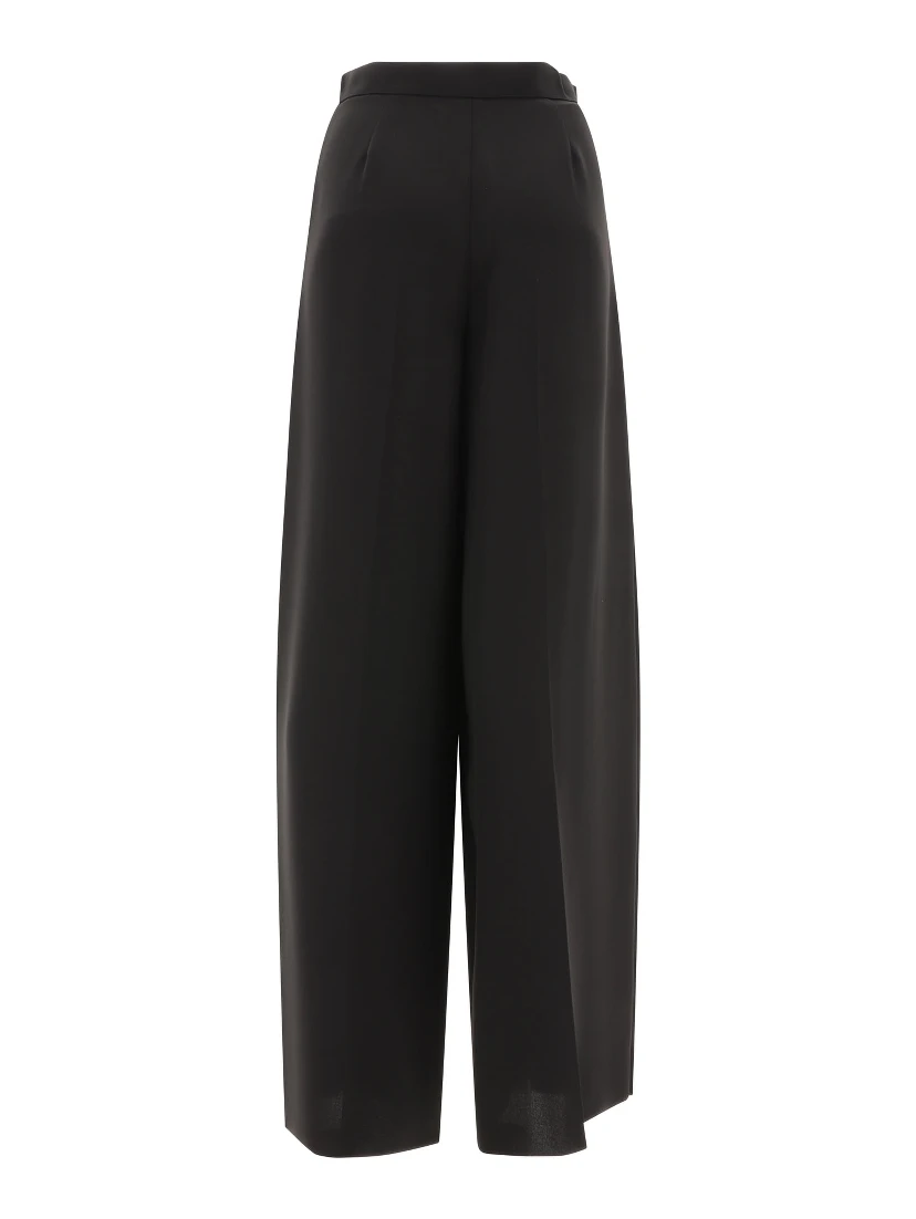 Wide leg pleated pants