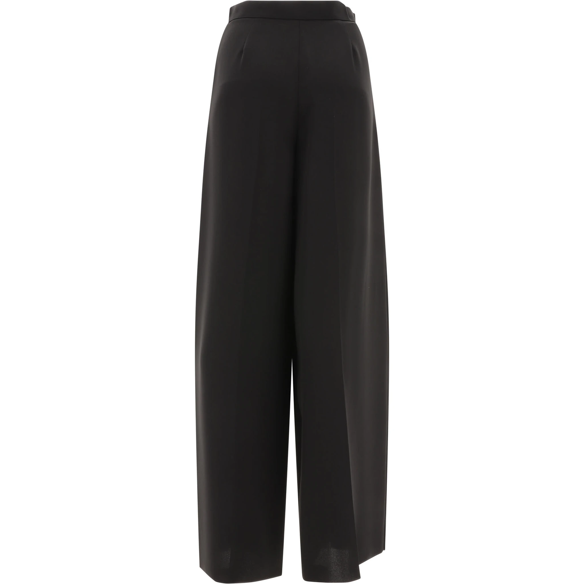 Wide leg pleated pants
