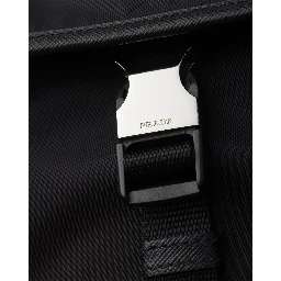 Re-Nylon and Saffiano leather crossbody bag