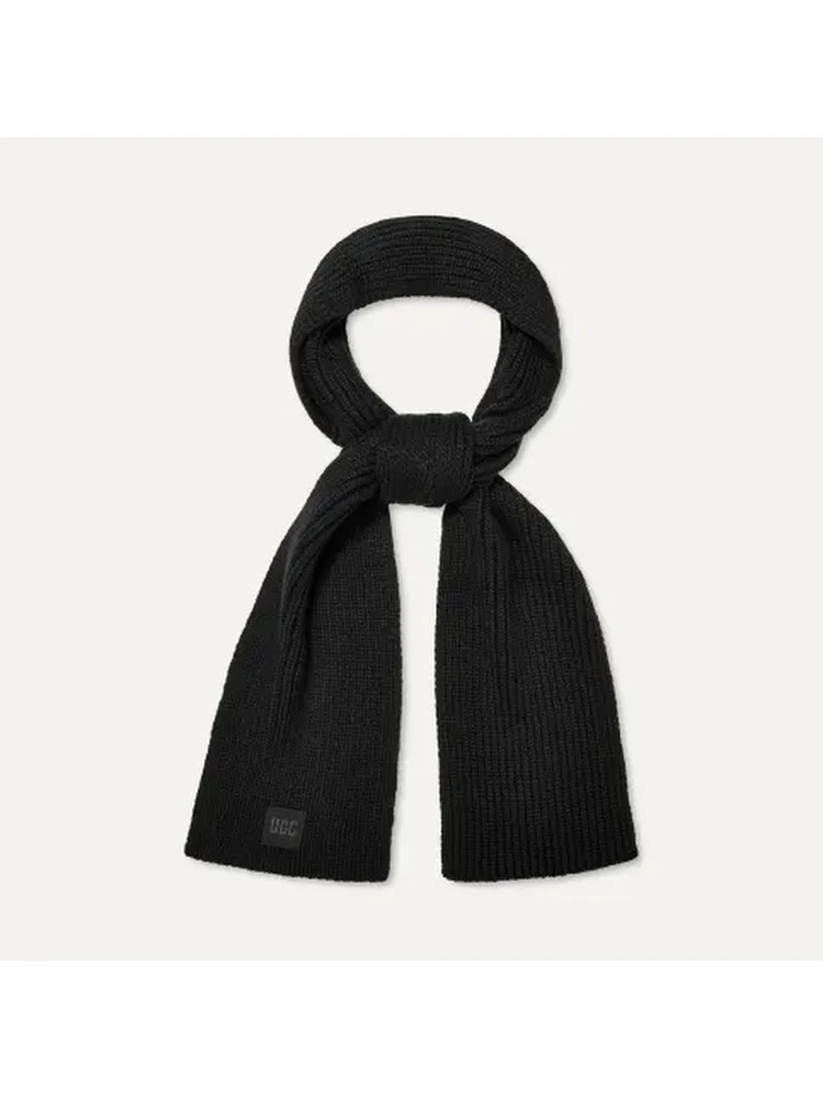 Thick ribbed knit scarf alternative