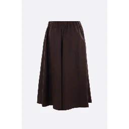 Linen midi skirt