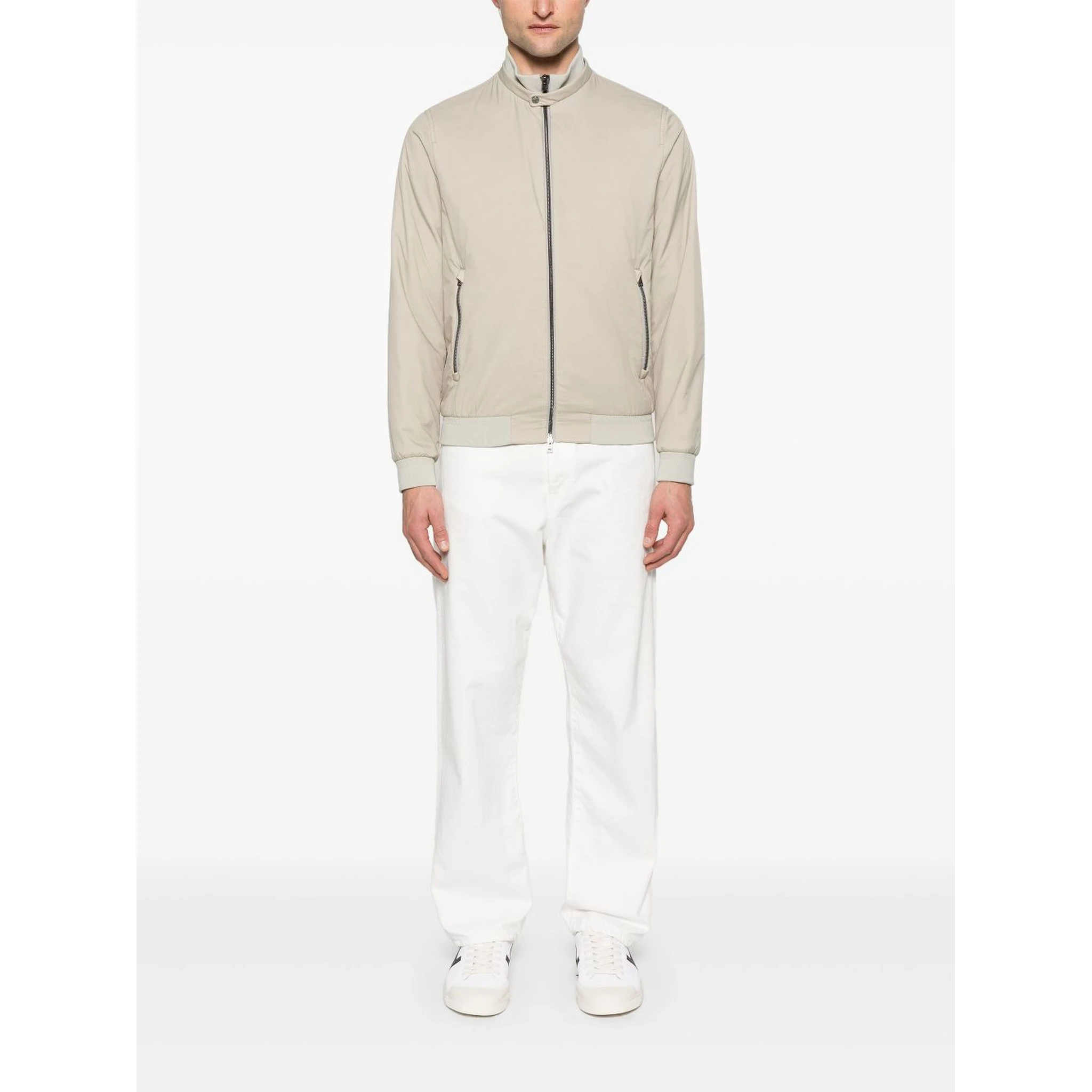 Bomber jacket in ecoage