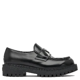 Leather loafers