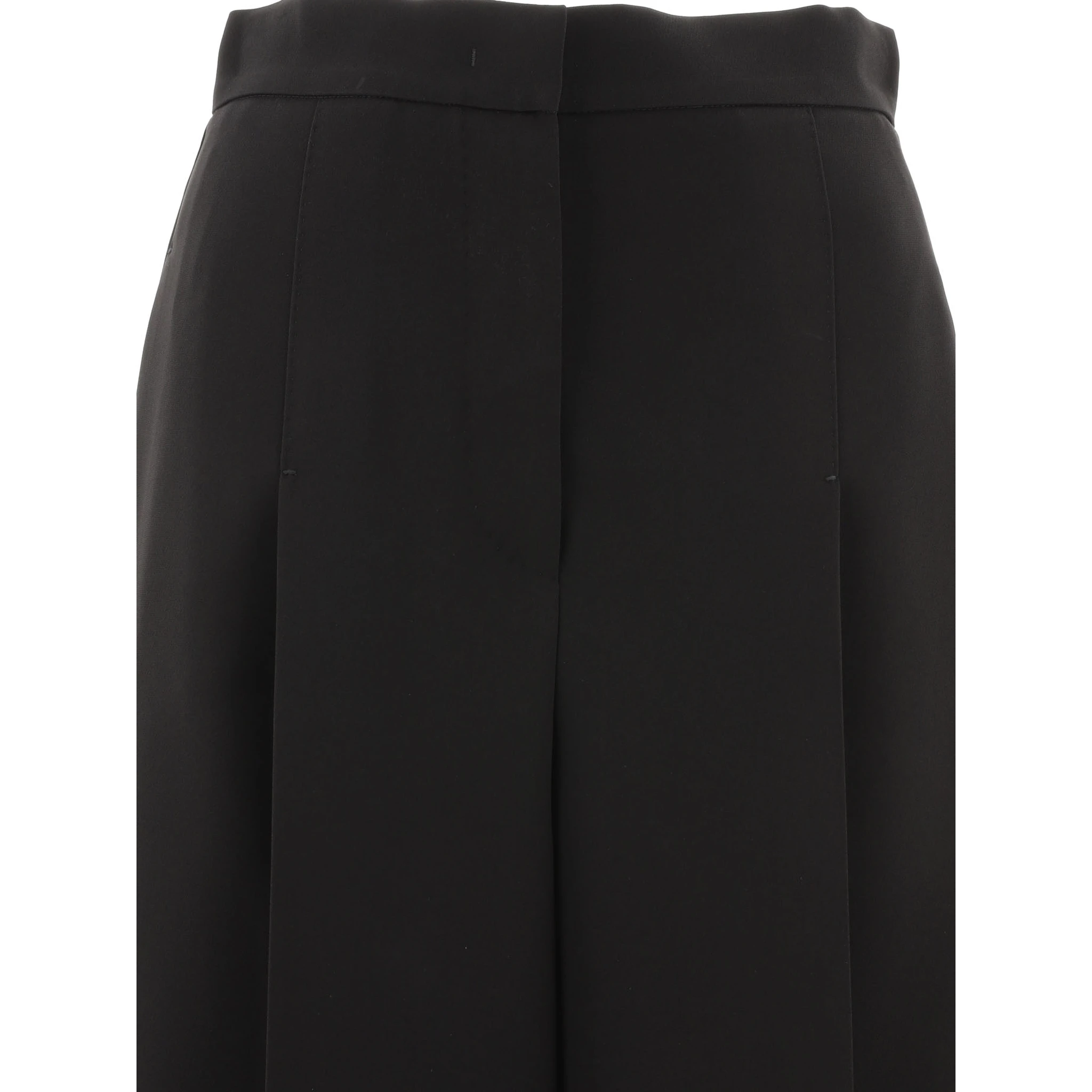 Wide leg pleated pants