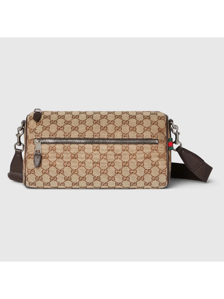 GG canvas cylinder bag