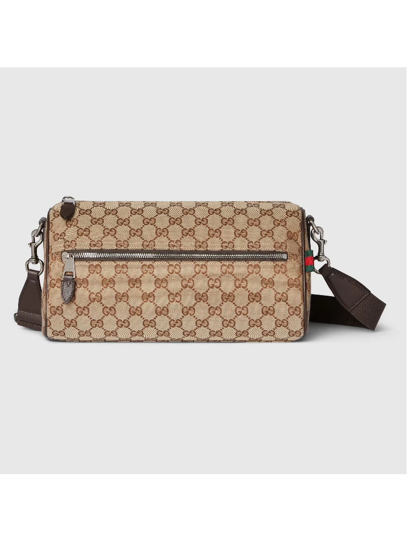 GG canvas cylinder bag