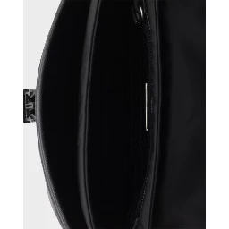 Re-Nylon and Saffiano leather crossbody bag