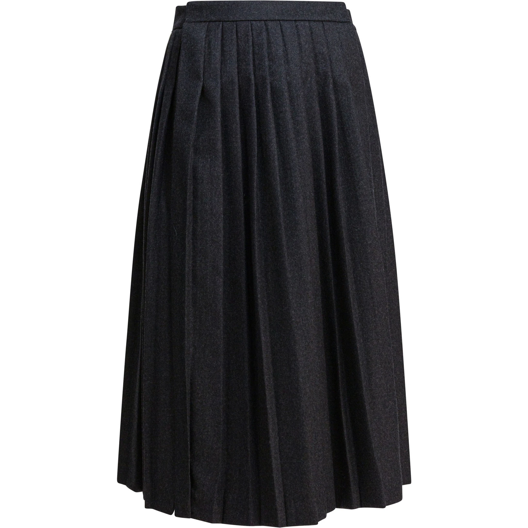 Pleated skirt in wool