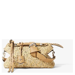 By The Way Soft Mini Beige Jacquard Shoulder Bag