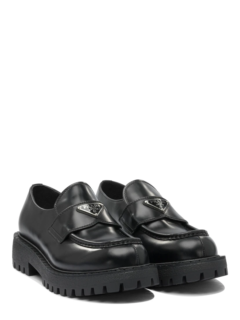 Leather loafers
