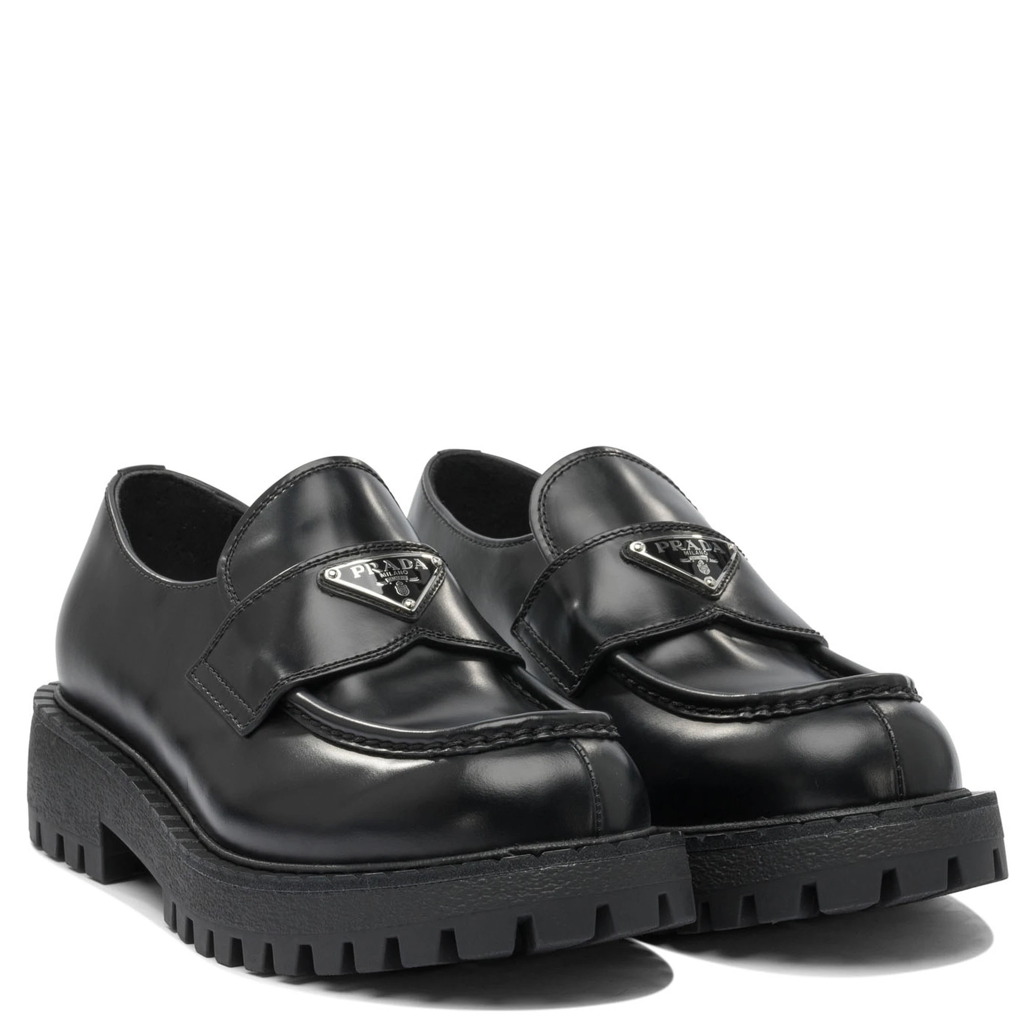 Leather loafers