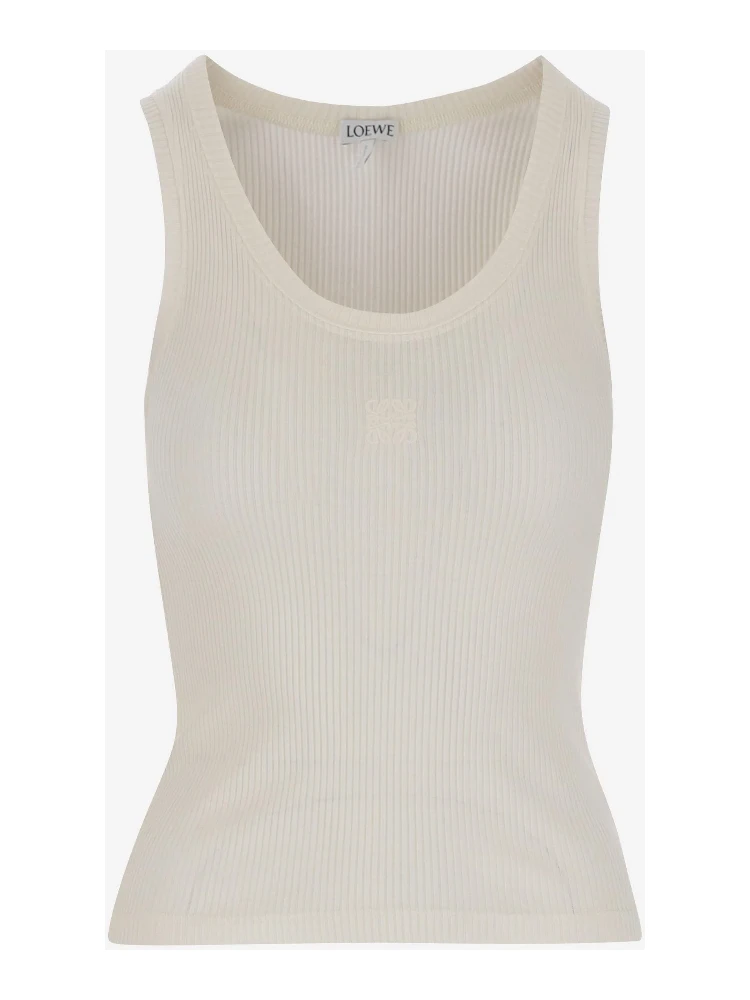 Silk tank top with Anagram