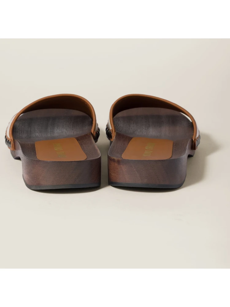 Leather and canvas sandals alternative