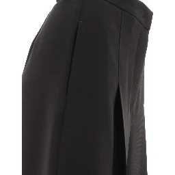 Wide leg pleated pants