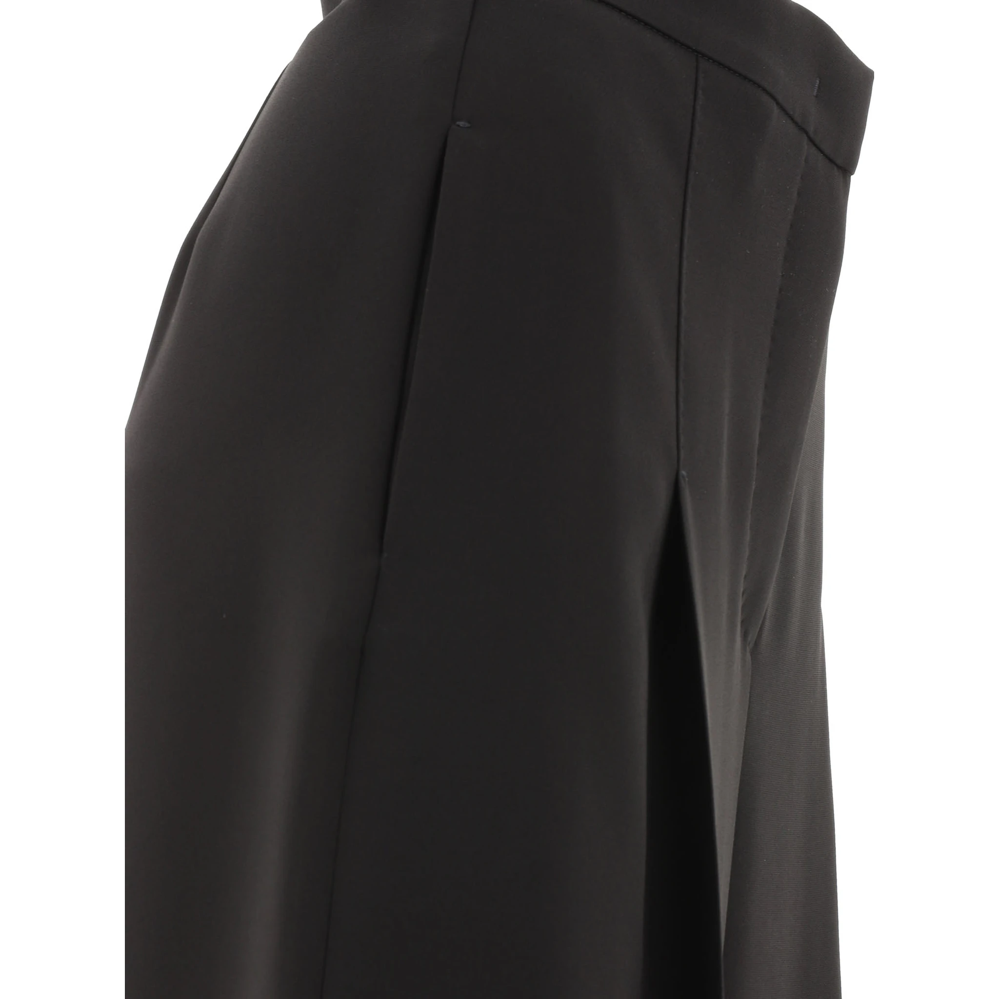 Wide leg pleated pants