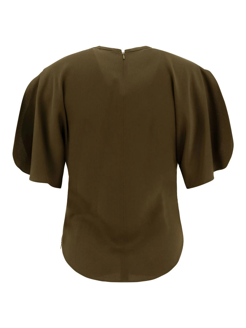 Top with puff sleeves