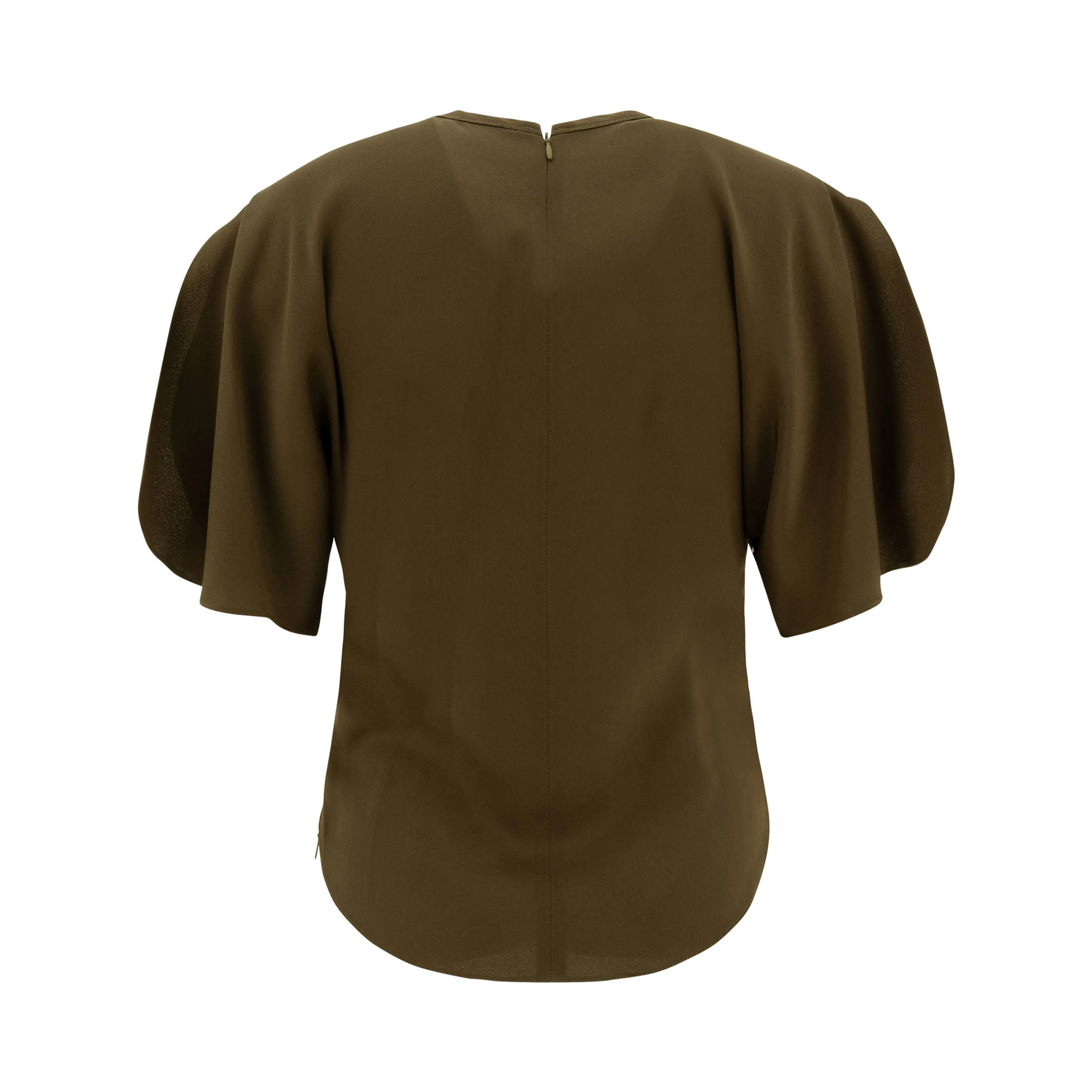 Top with puff sleeves