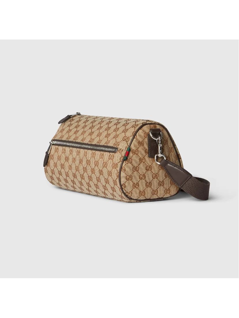 GG canvas cylinder bag
