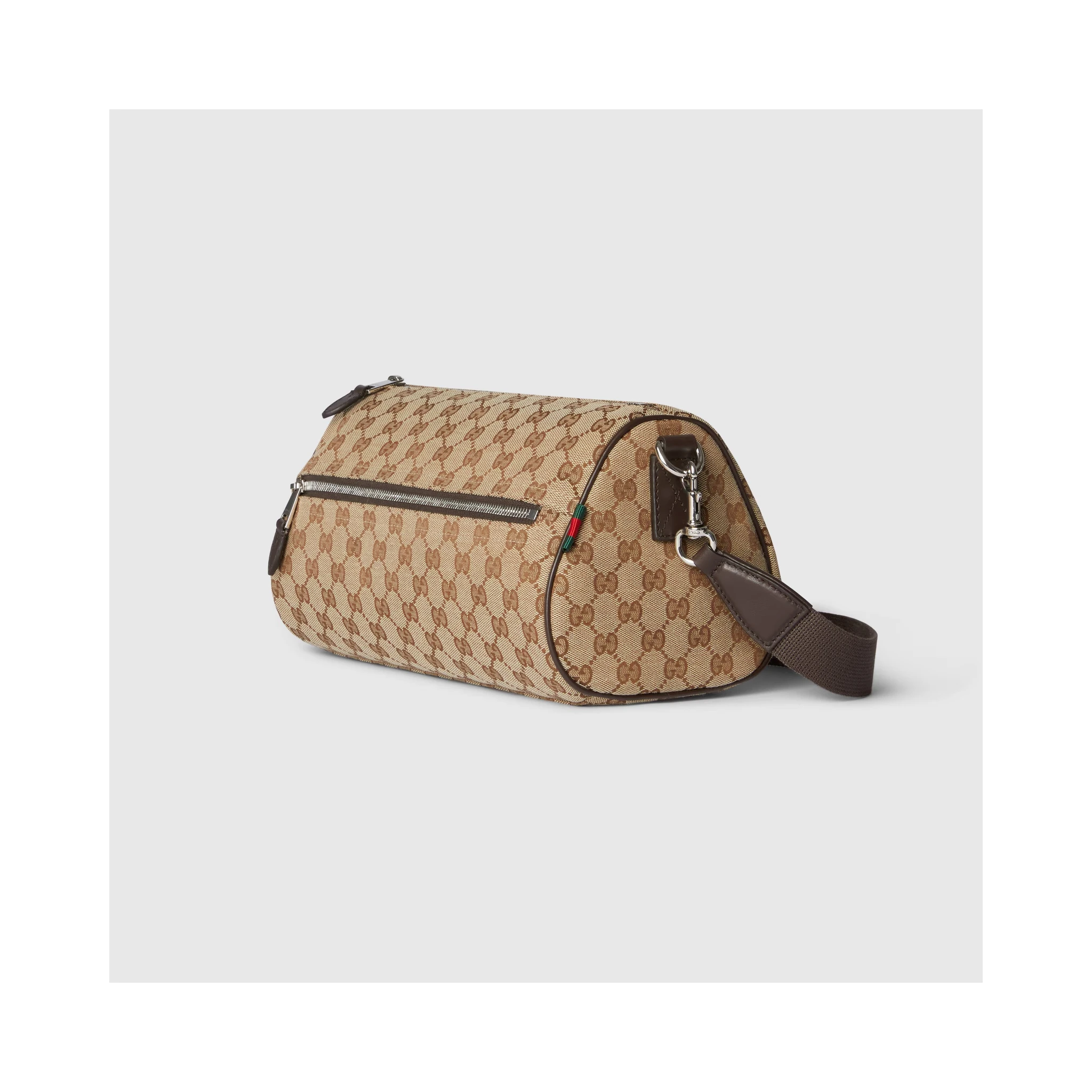 GG canvas cylinder bag