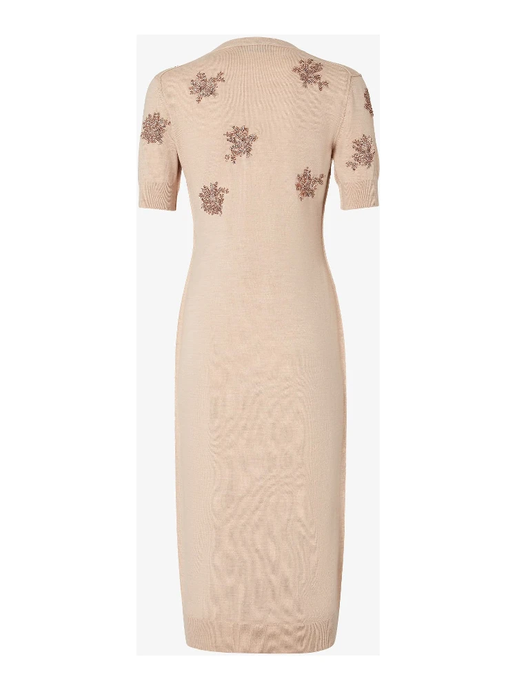 Wool dresses with embroidery alternative