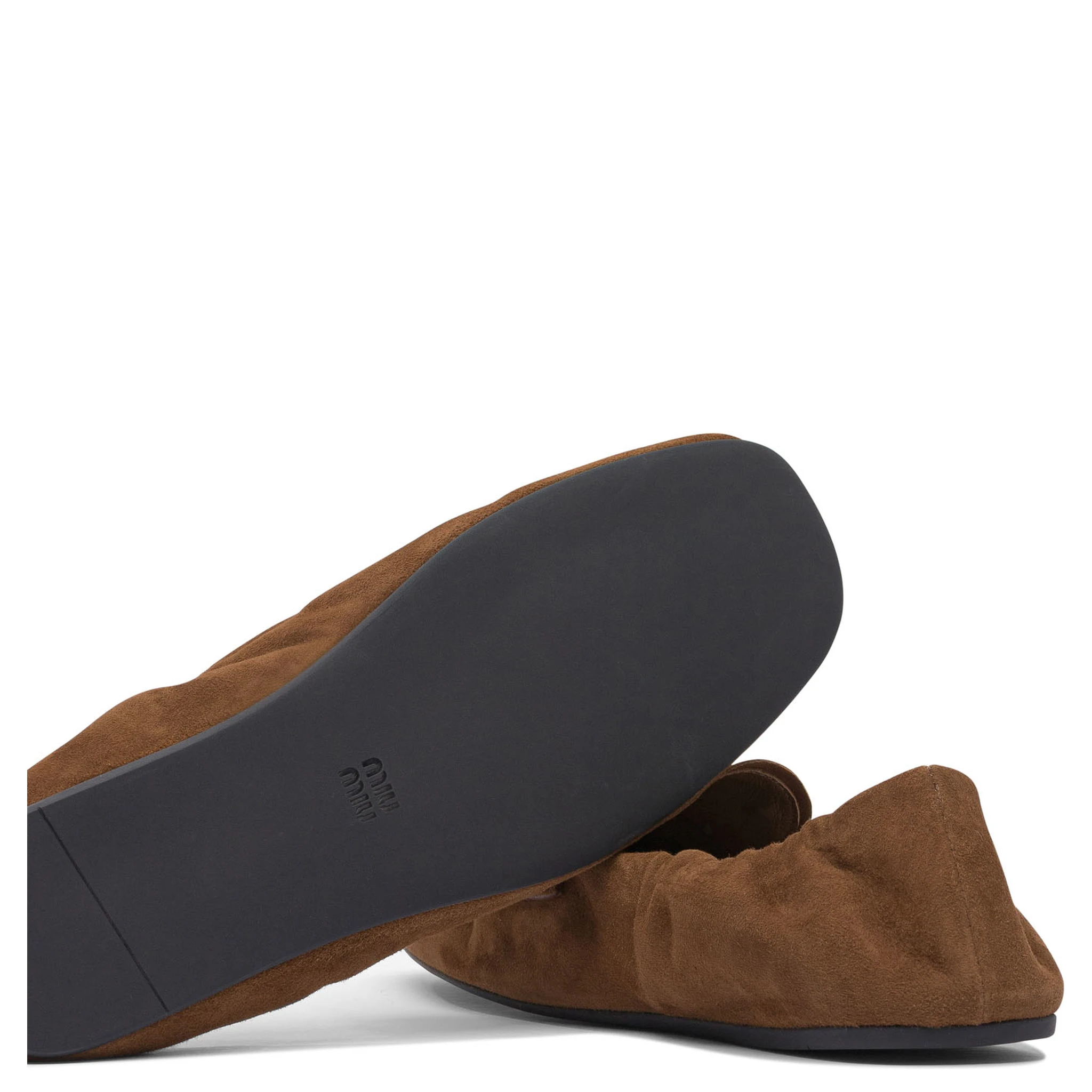 Suede leather loafers