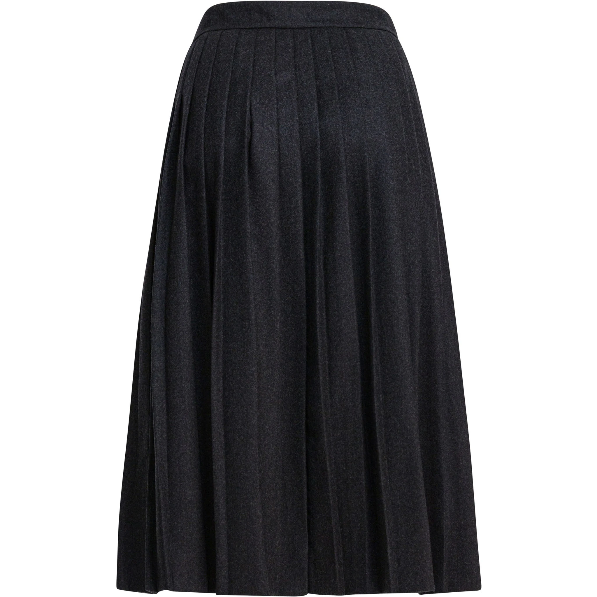 Pleated skirt in wool