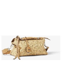 By The Way Soft Mini Beige Jacquard Shoulder Bag