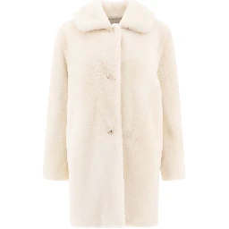 Reversibile shearling coat