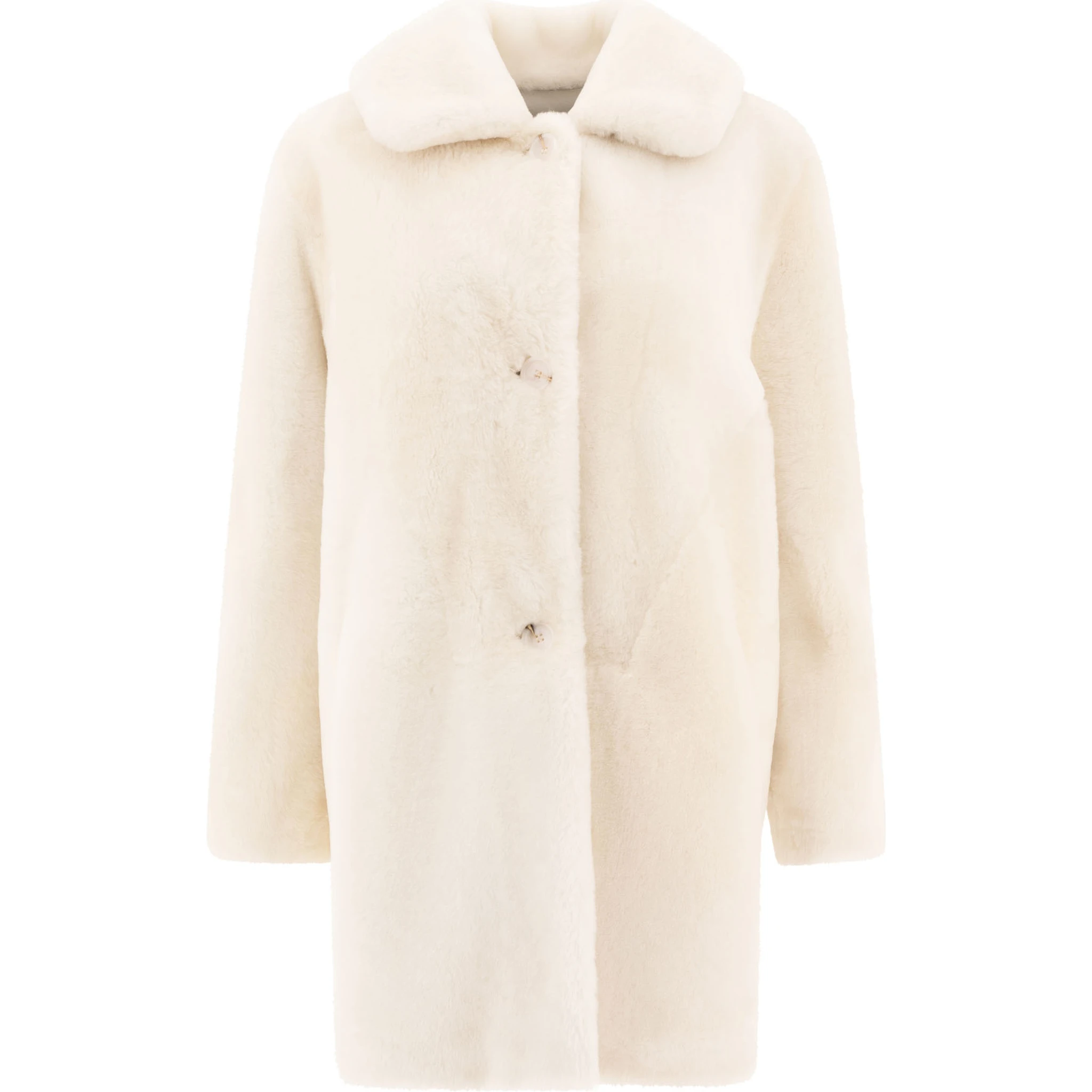 Reversibile shearling coat