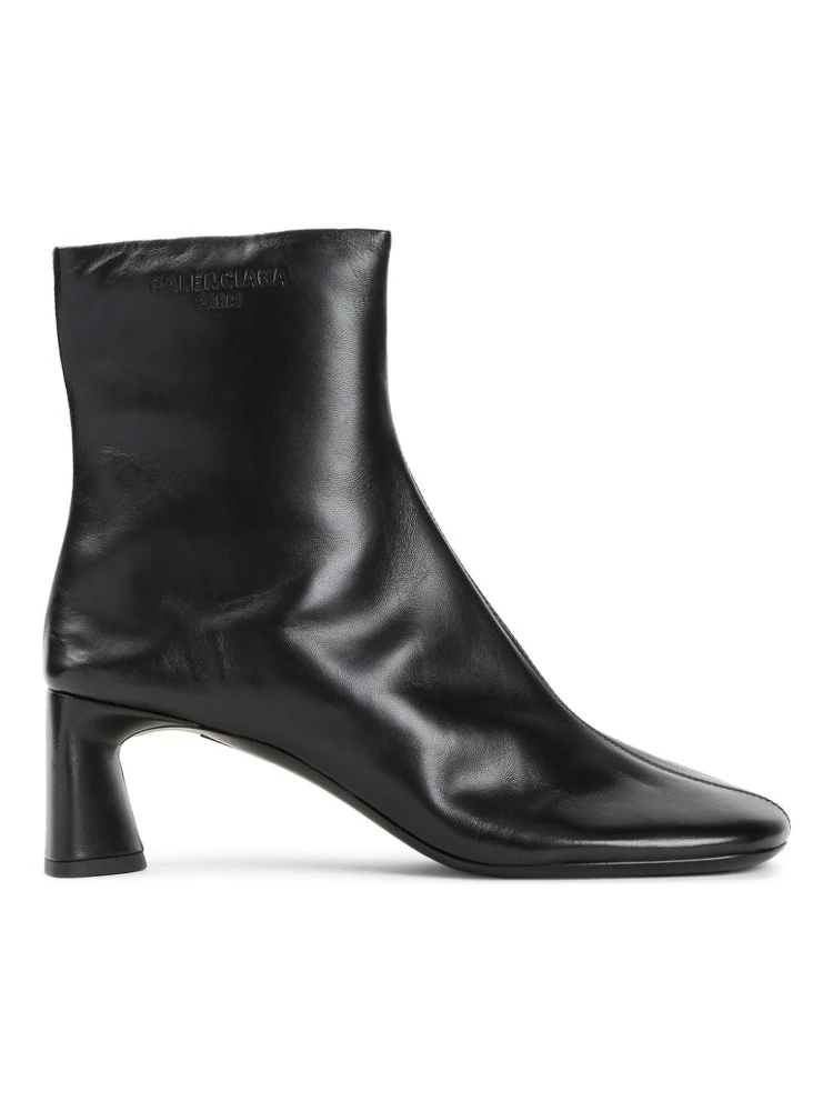 Leather ankle boots