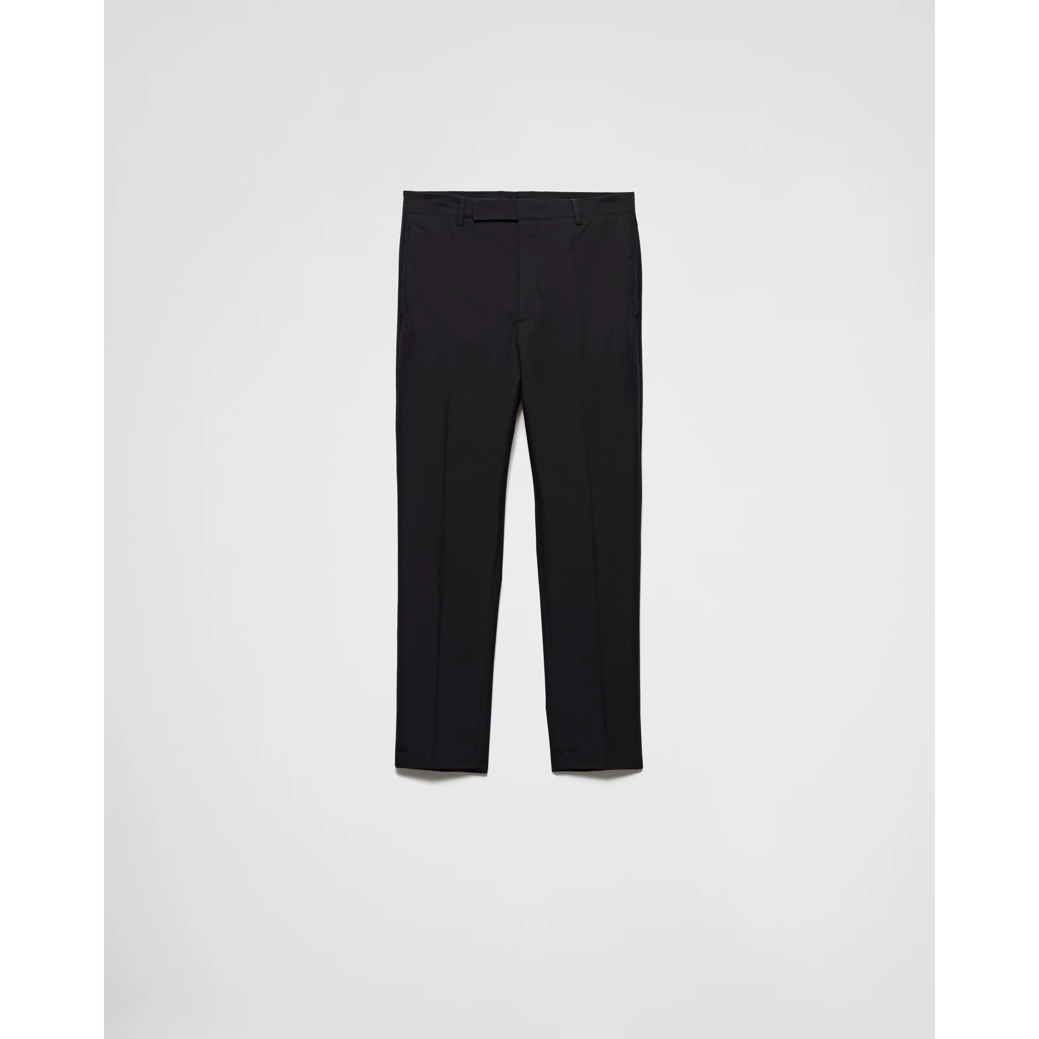 Technical cotton pants