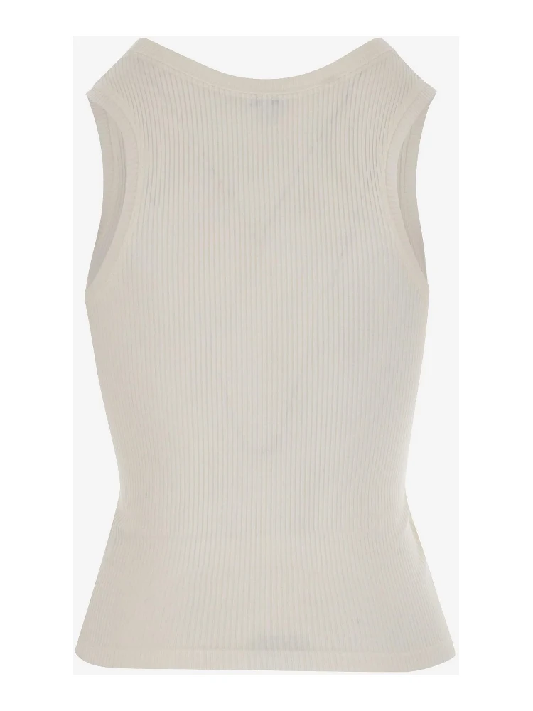 Silk tank top with Anagram alternative