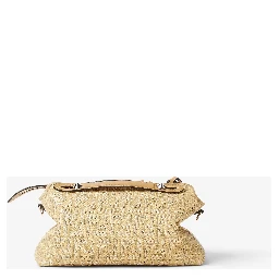 By The Way Soft Mini Beige Jacquard Shoulder Bag