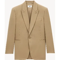 Wool gabardine jacket