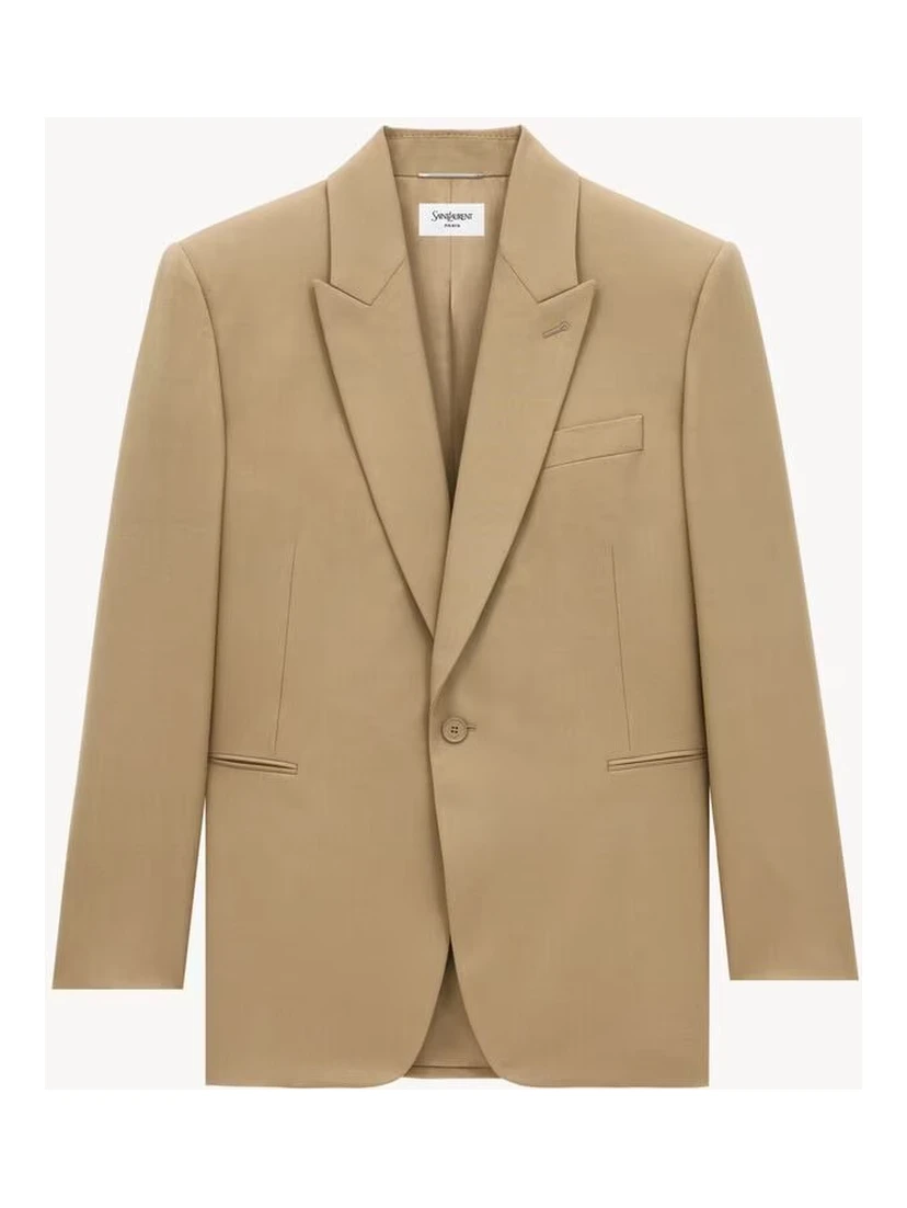 Wool gabardine jacket