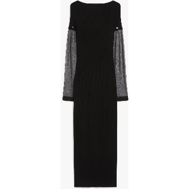 Long dress in viscose