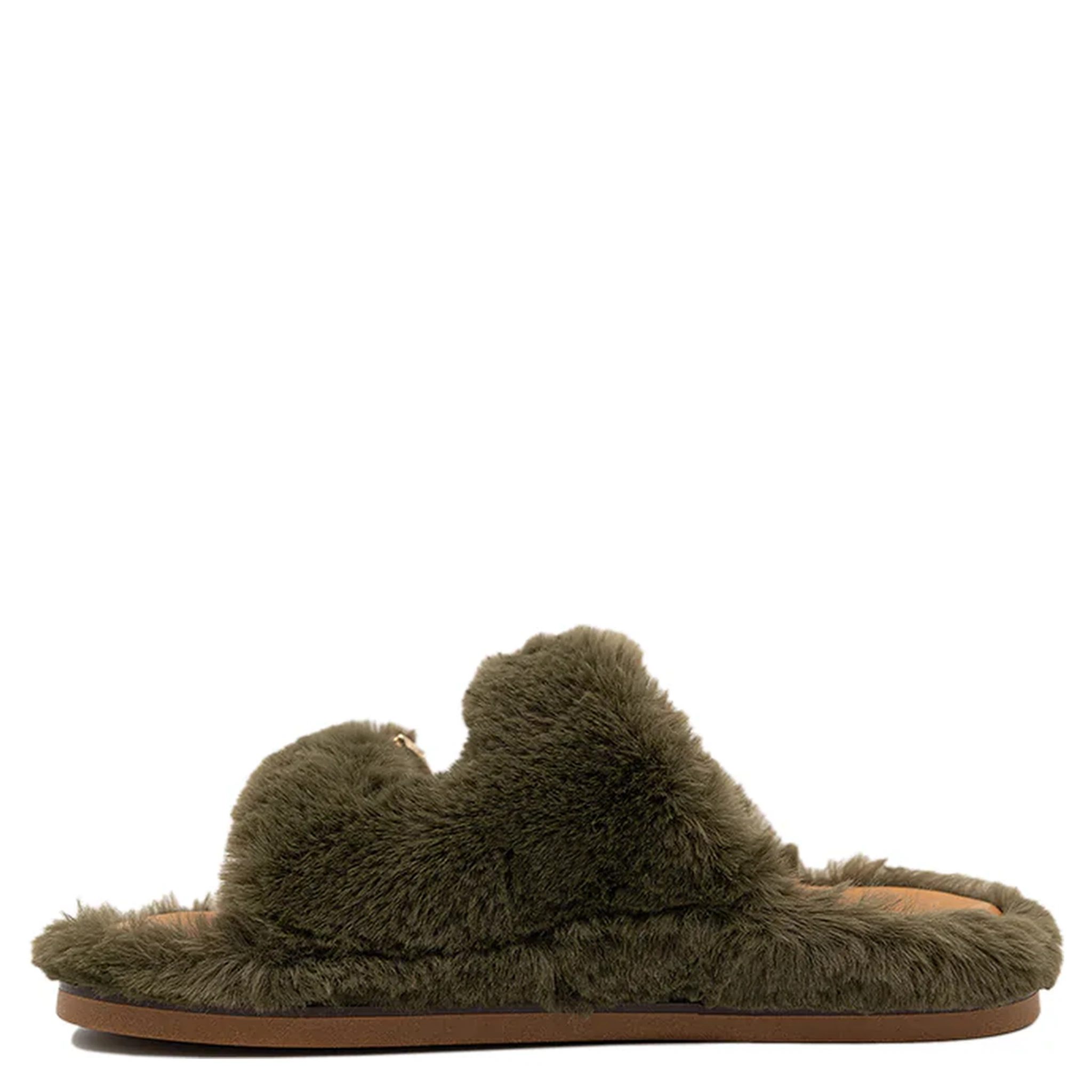 "Greta" eco fur slippers