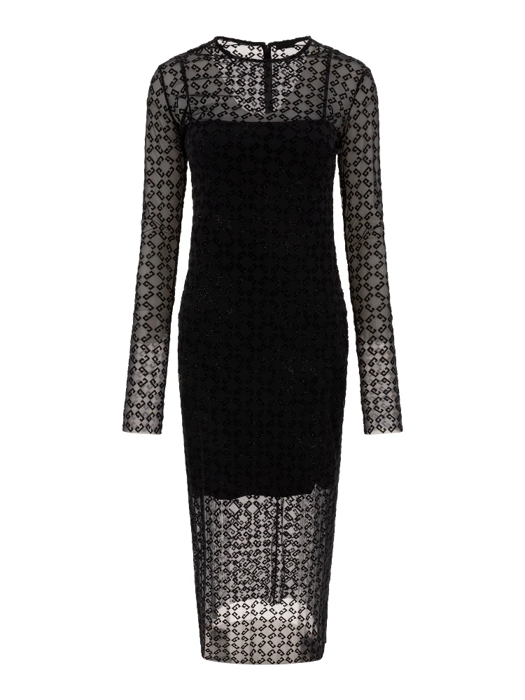 Sheer midi dress
