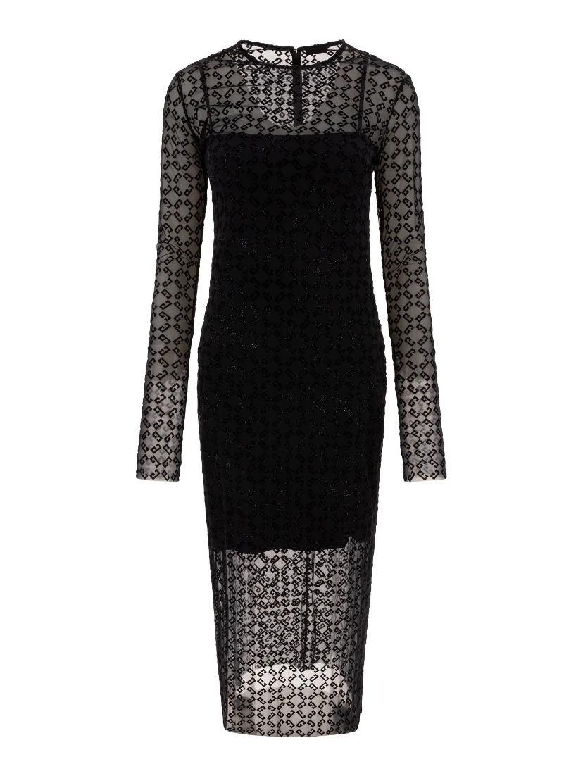 Sheer midi dress