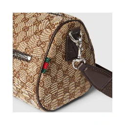 GG canvas cylinder bag