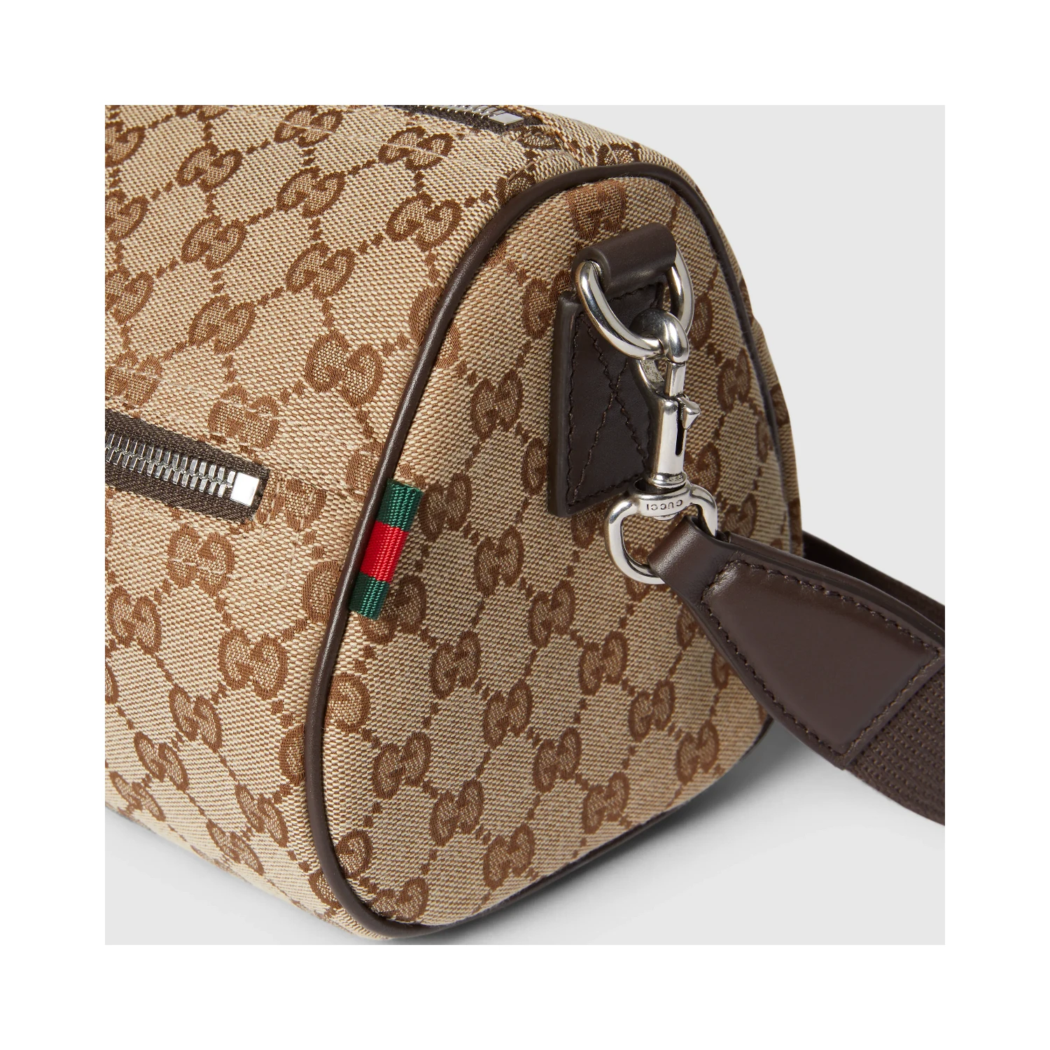 GG canvas cylinder bag