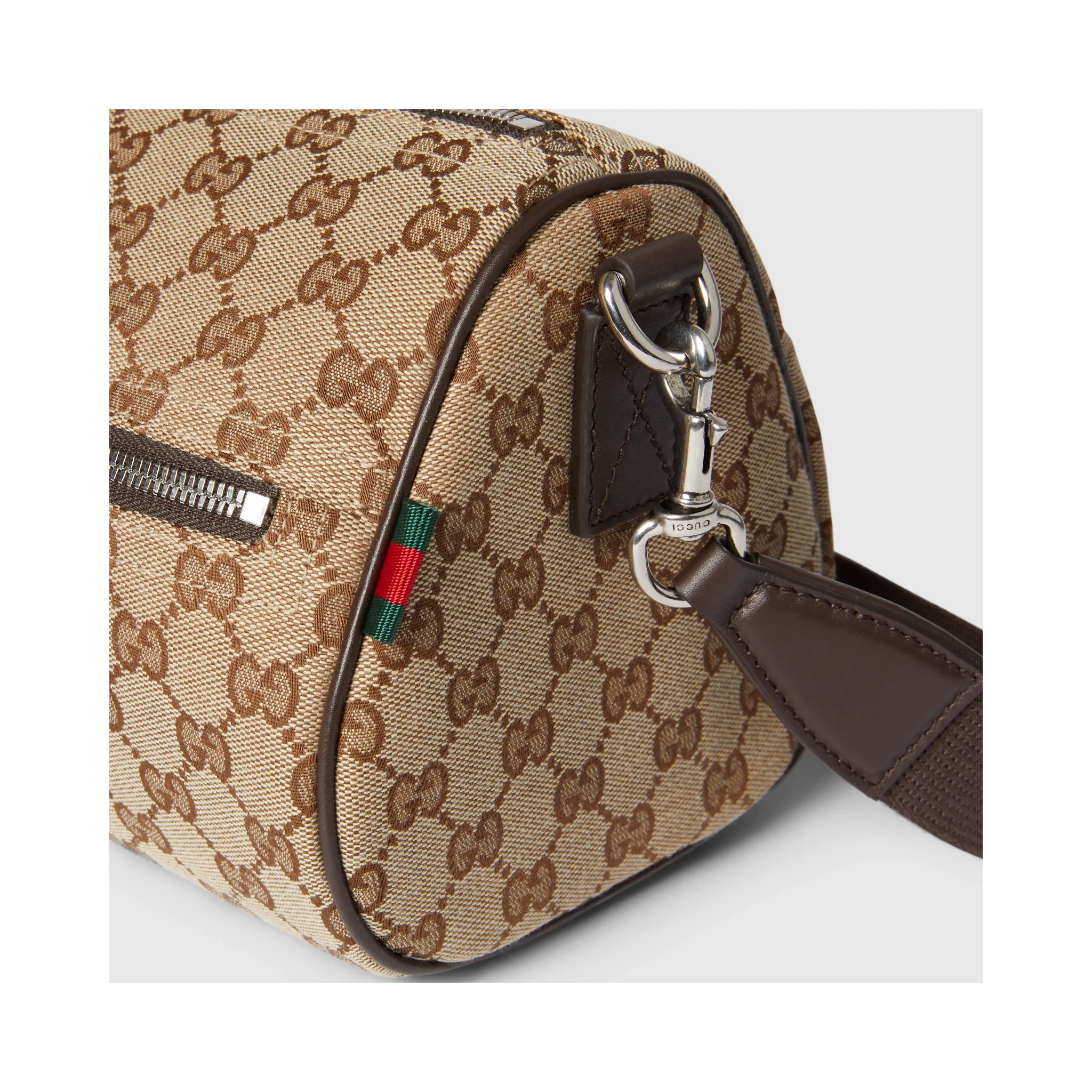 GG canvas cylinder bag