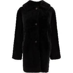 Reversibile shearling coat