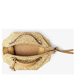 By The Way Soft Mini Beige Jacquard Shoulder Bag
