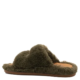 "Greta" eco fur slippers