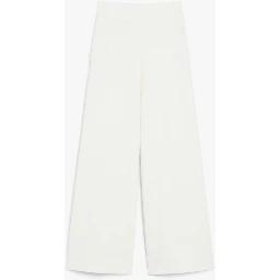 Flared pants in technical jersey