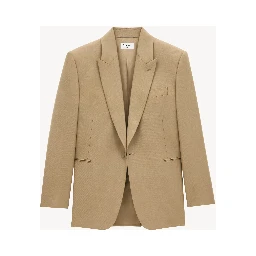 Wool gabardine jacket