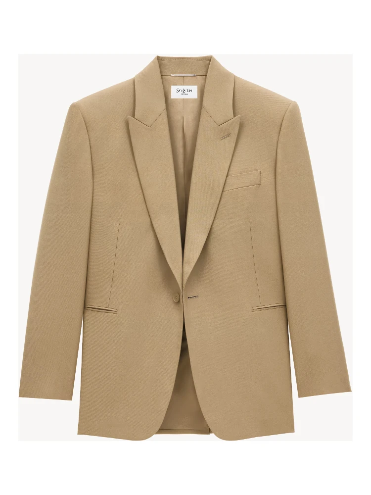 Wool gabardine jacket alternative