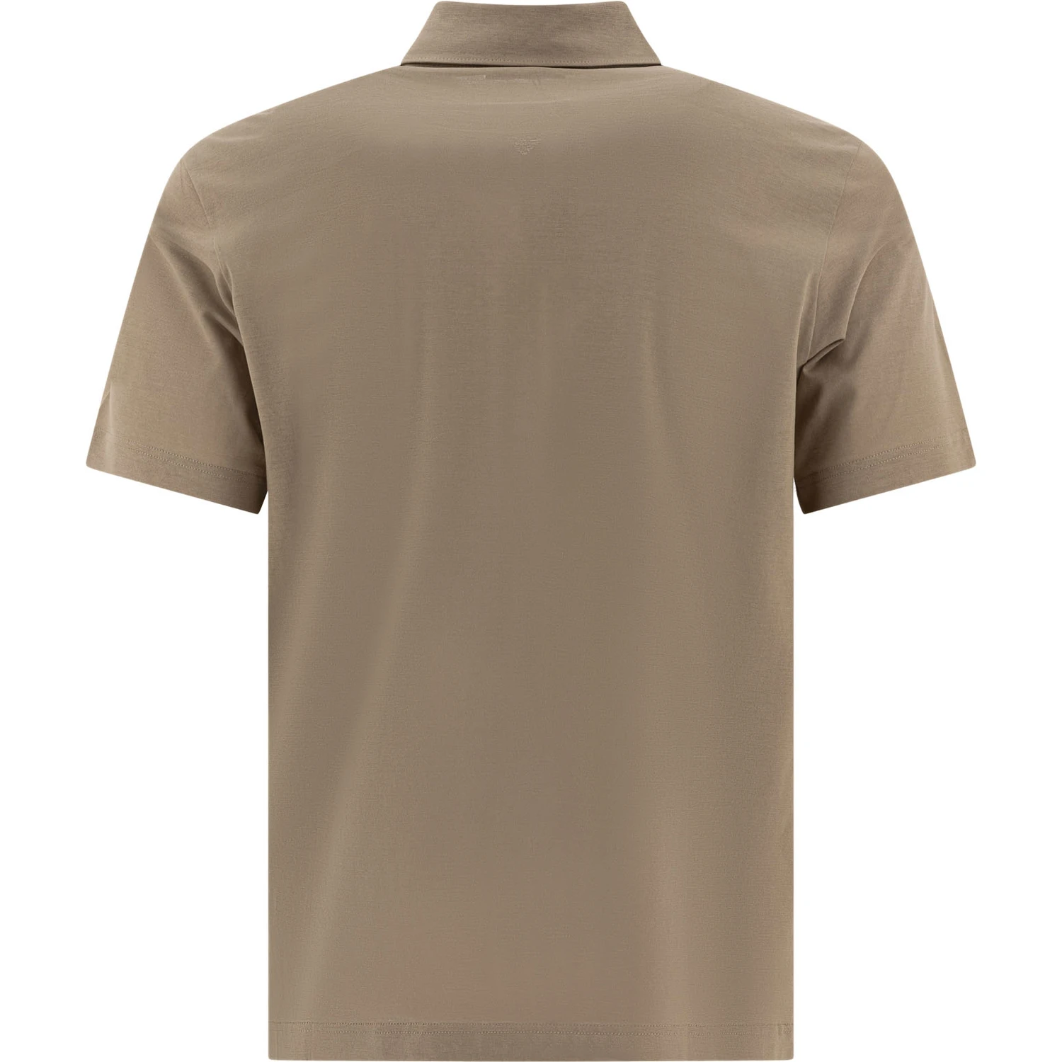 Crêpe jersey polo shirt
